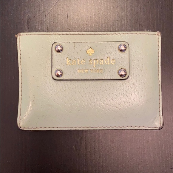 kate spade Handbags - Kate Spade Card Case in light green